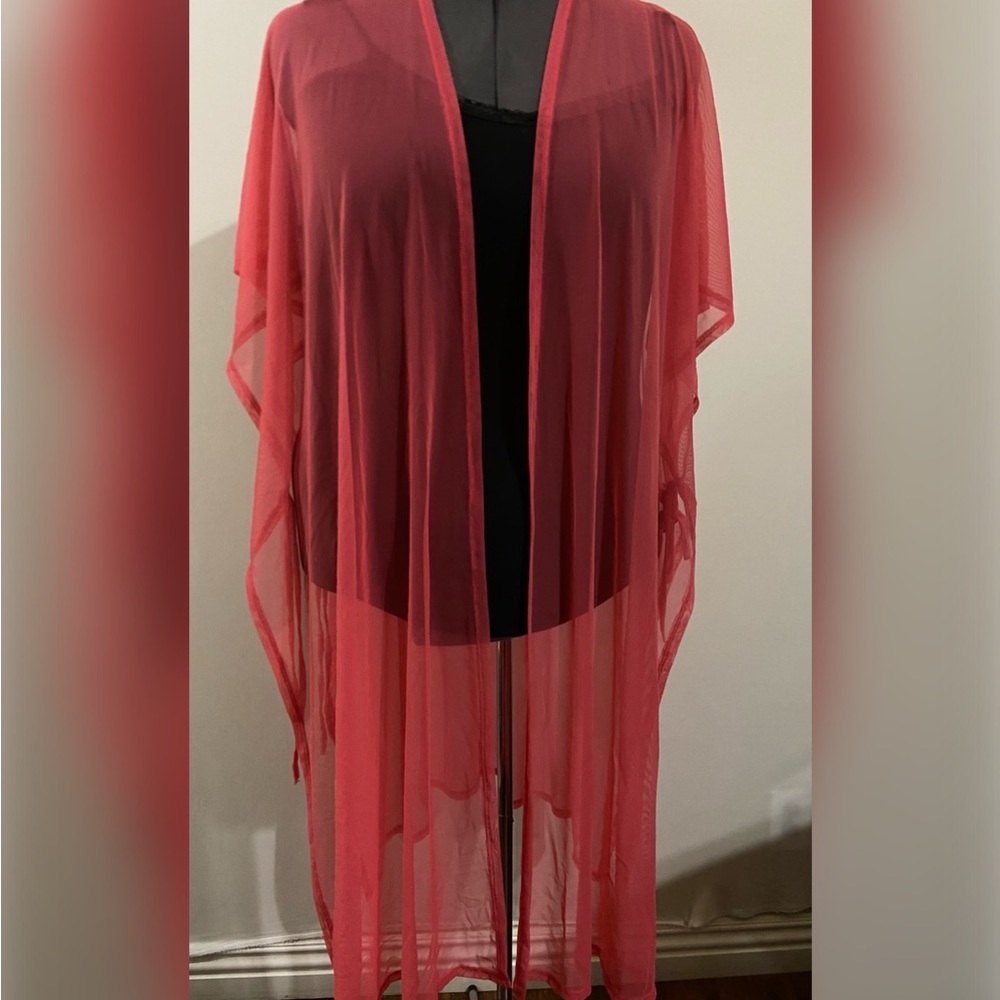 Torrid coral cover up